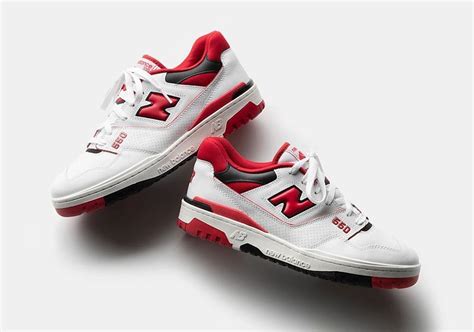550 new balance red sneakers